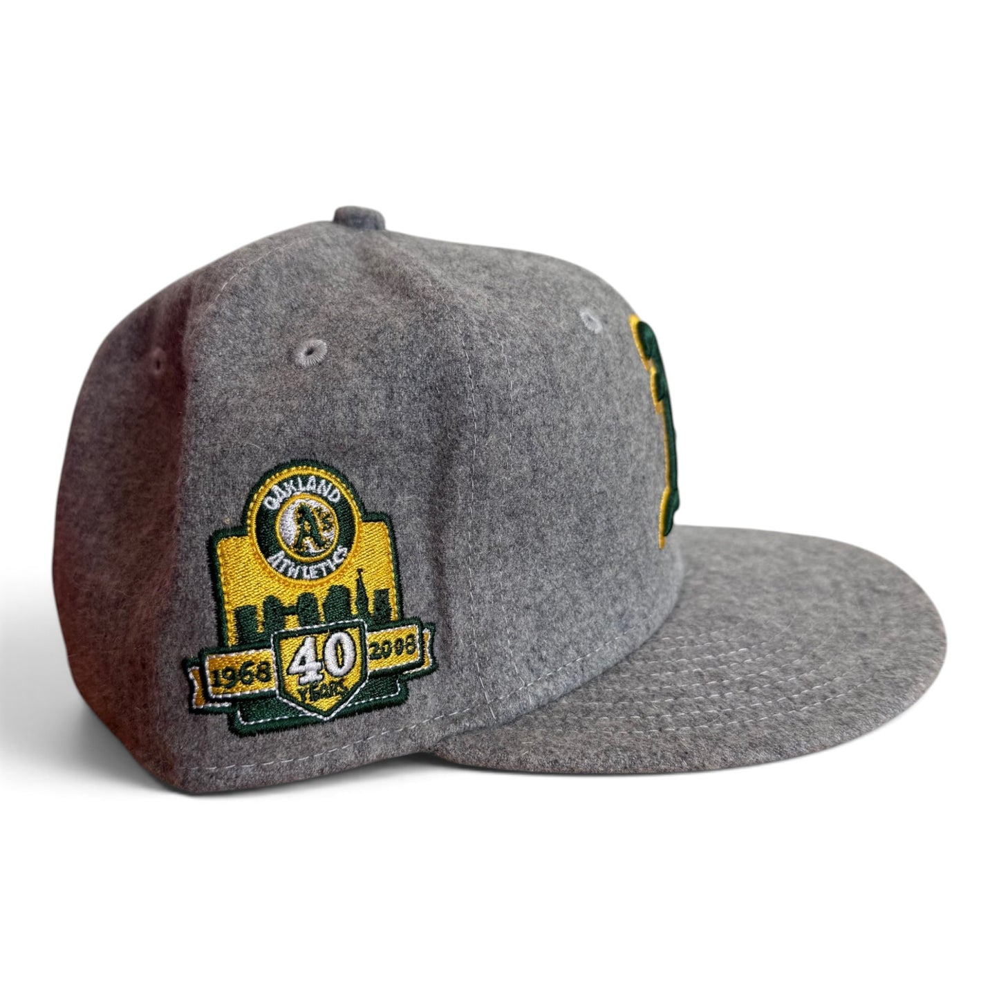 New Era Athletics Wool Fitted Hat