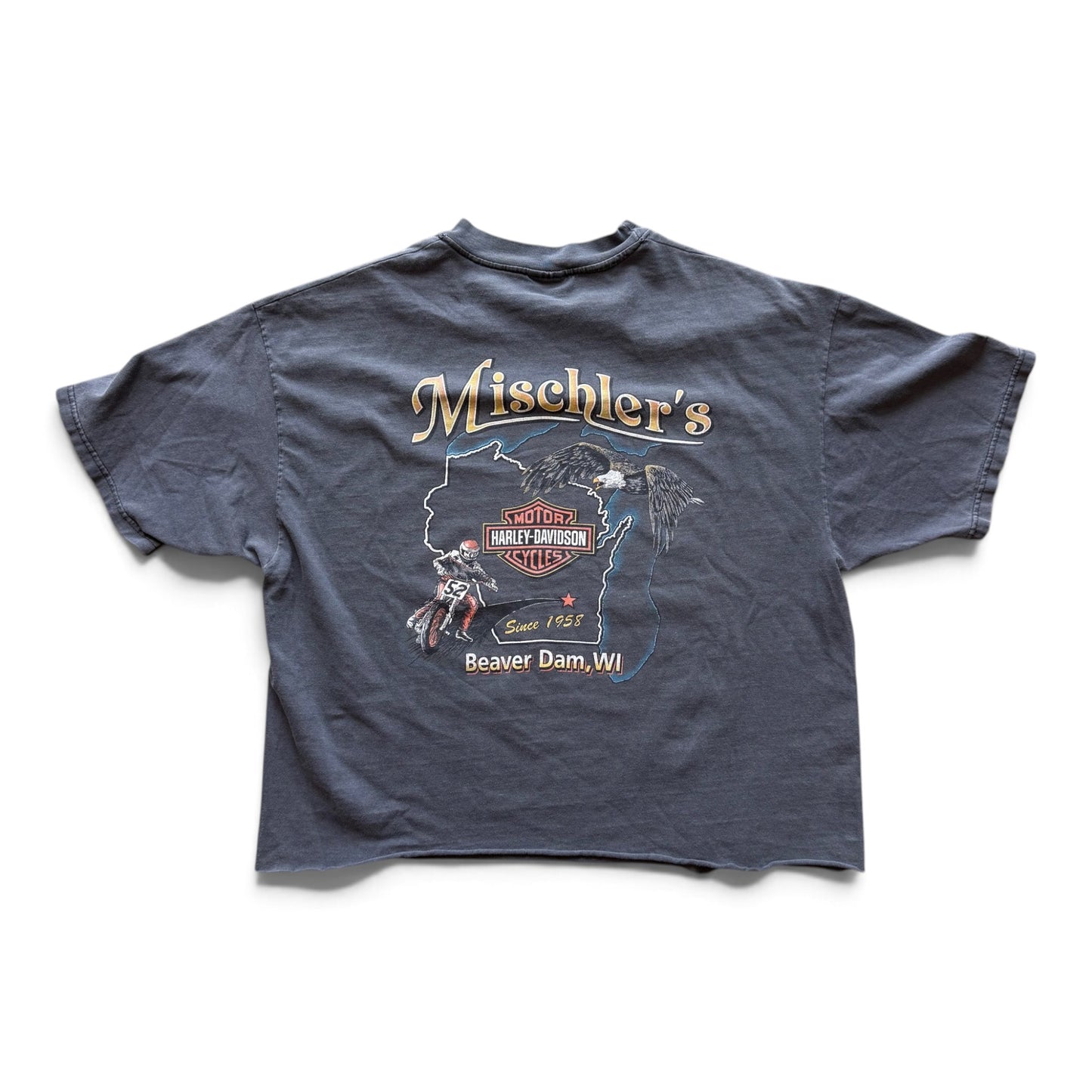 Harley Davidson Flame Chopped T-Shirt