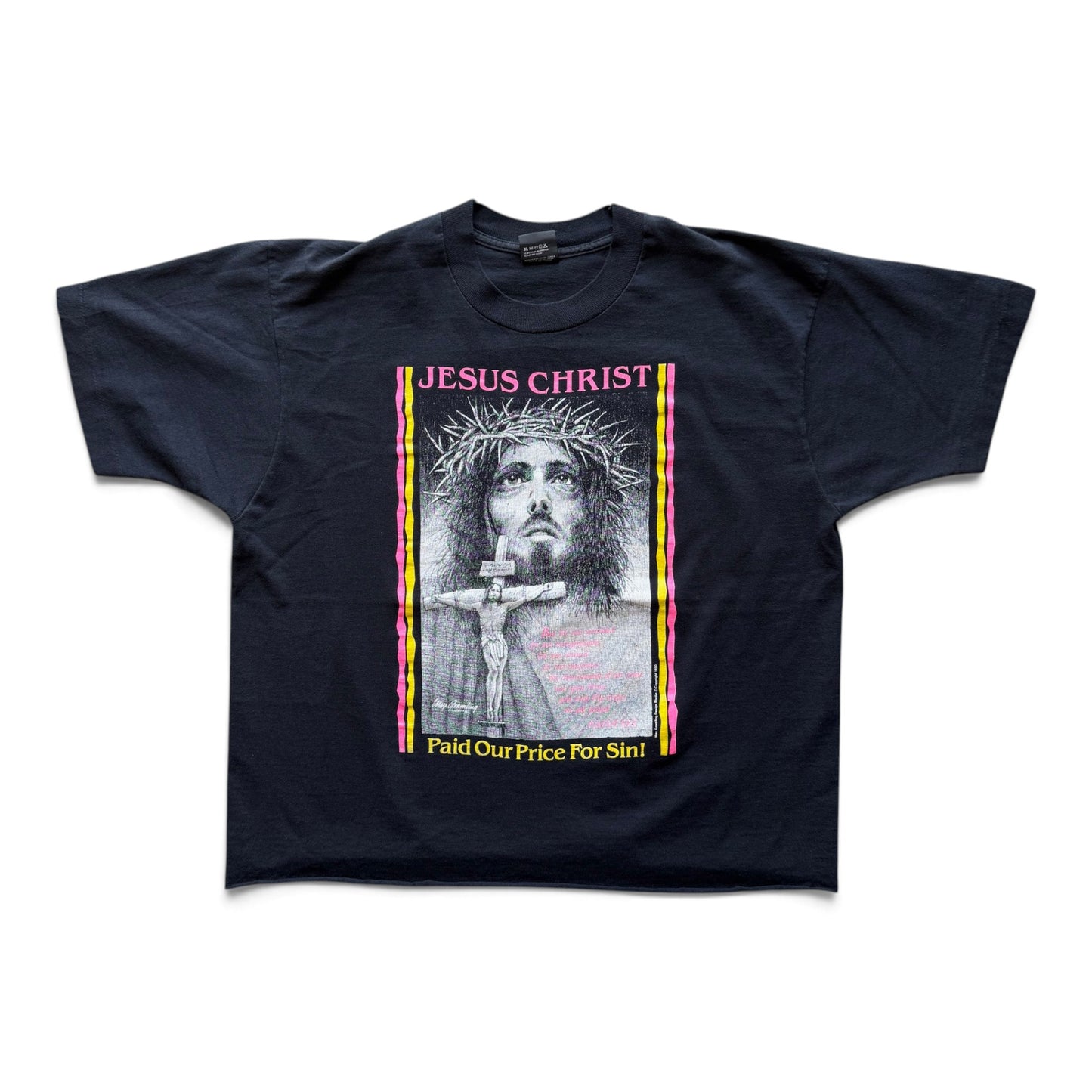 1990 “Paid Our Price for Sin” Cropped T-shirt