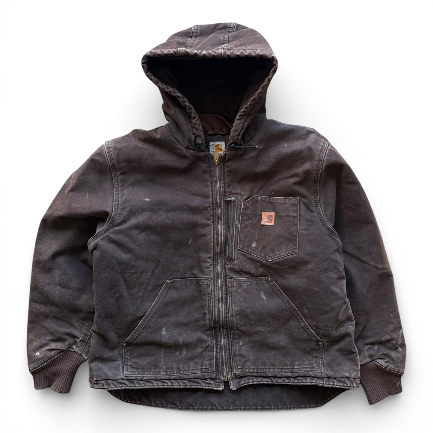 Carhartt Hooded Active Jacket Brown
