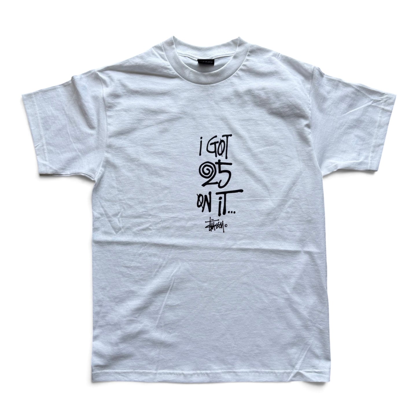 Stussy "25 on it" T-Shirt White