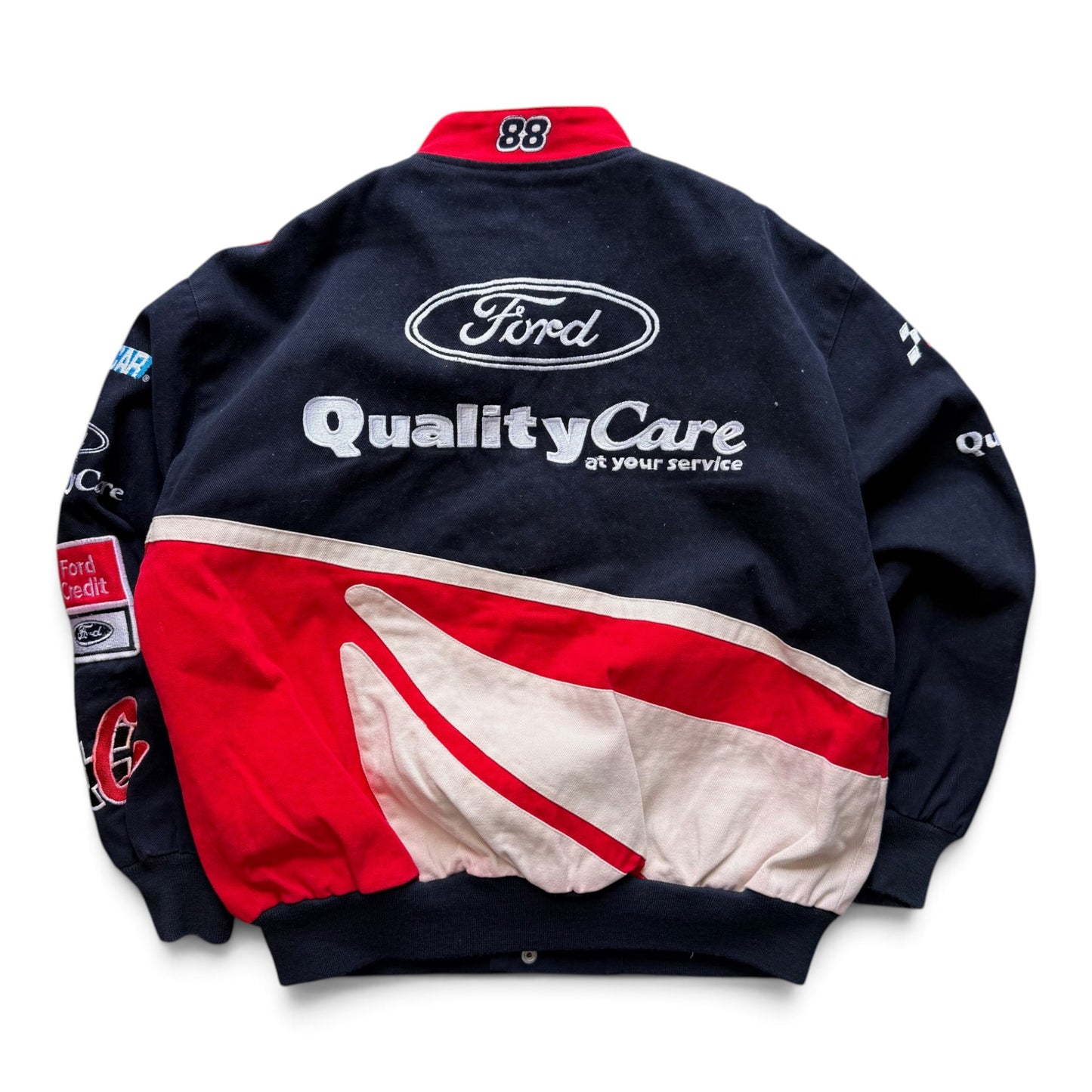 00's Jeff Hamilton Nascar Jacket Quality Care