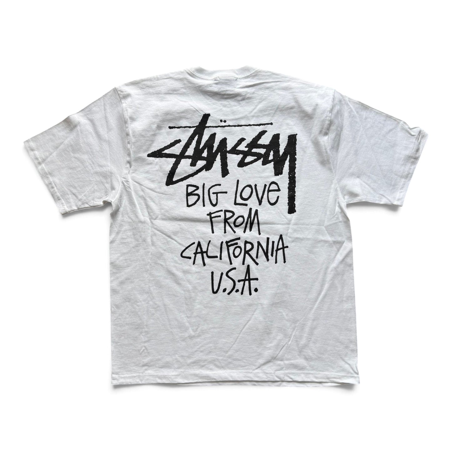 Stussy California USA T-Shirt White
