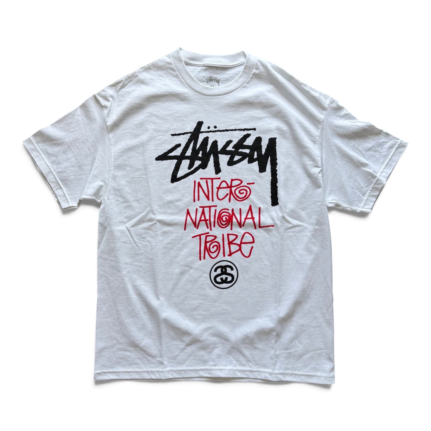 Stussy International Tribe Spellout T-Shirt White