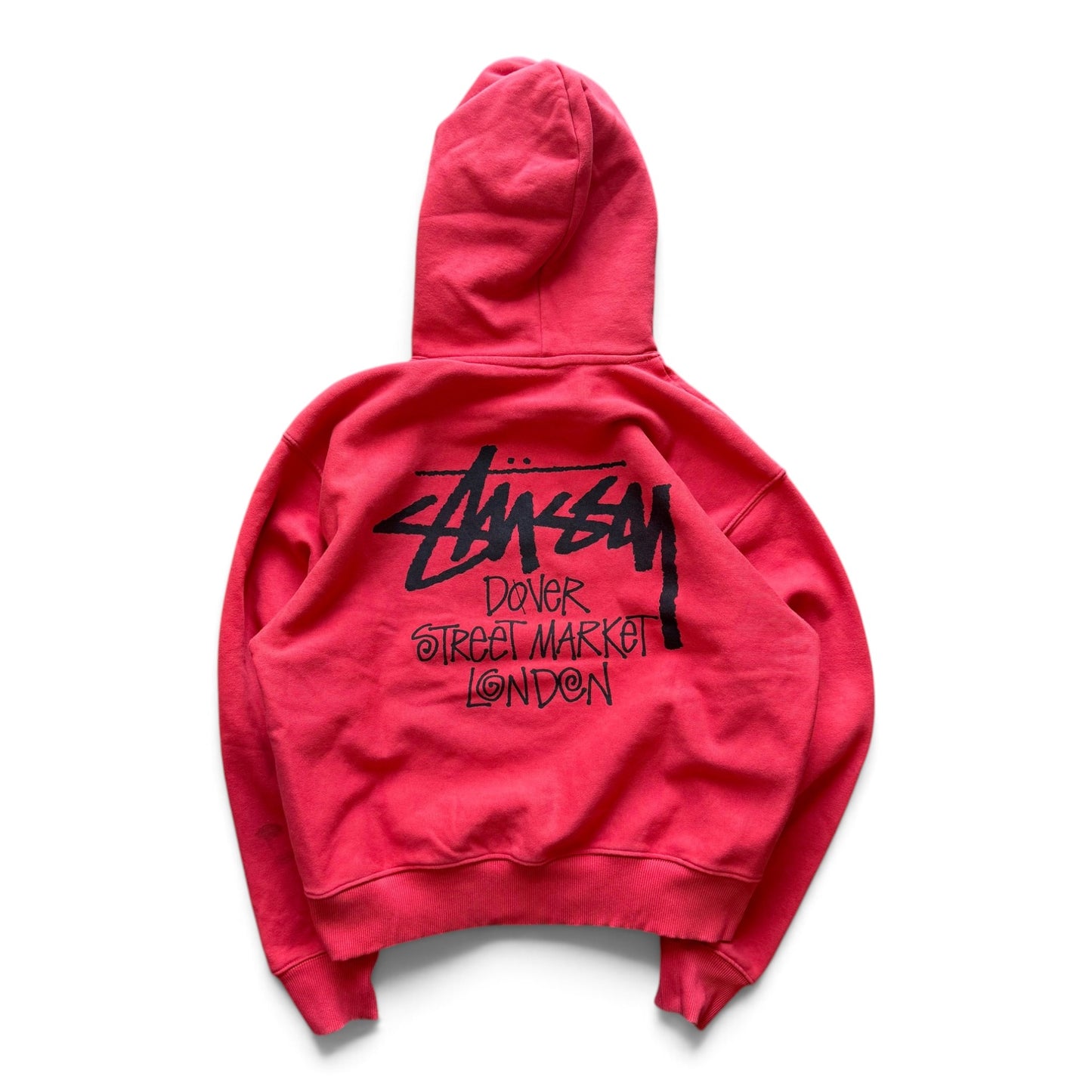 Stussy Dover Street Market London Hoodie Red