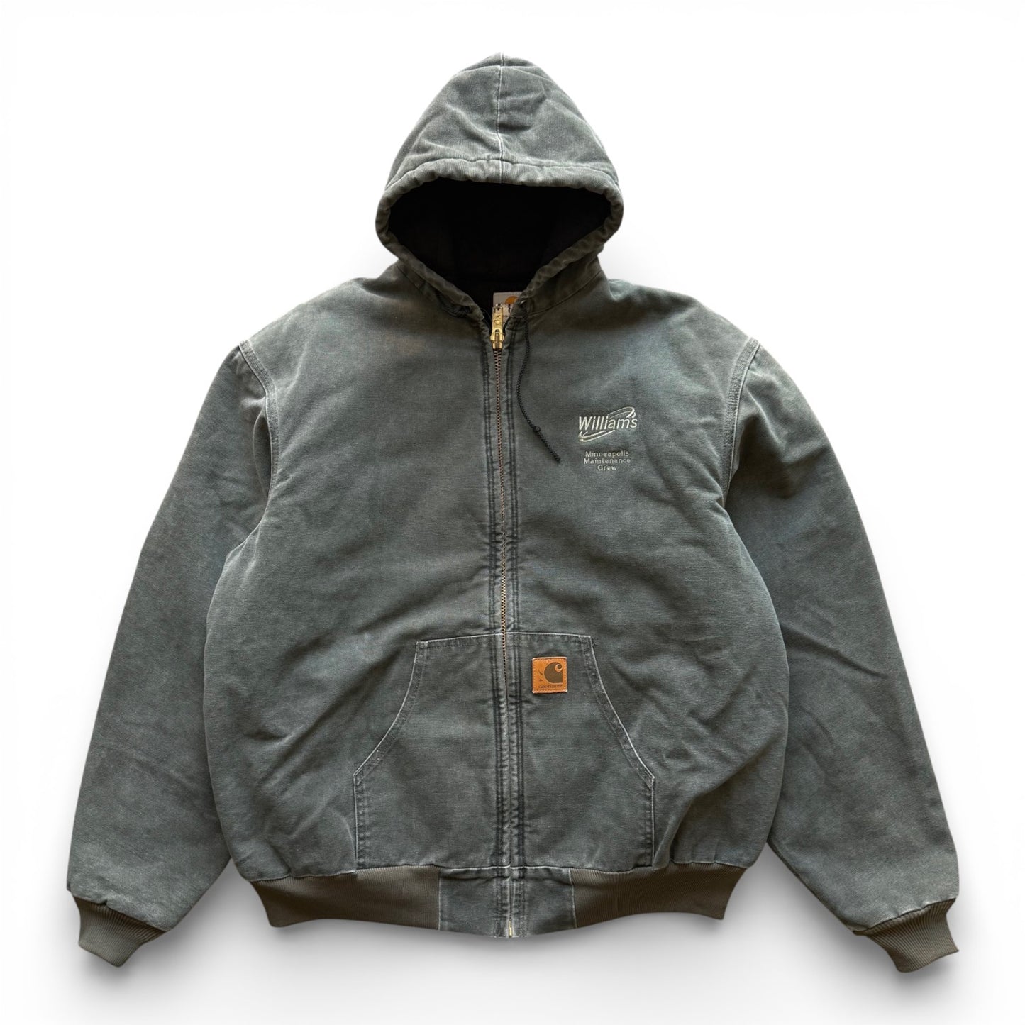 90's Carhartt Hooded Jacket Green