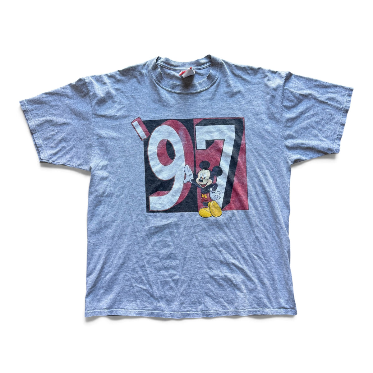 1997 Disney Mickey T-Shirt Grey