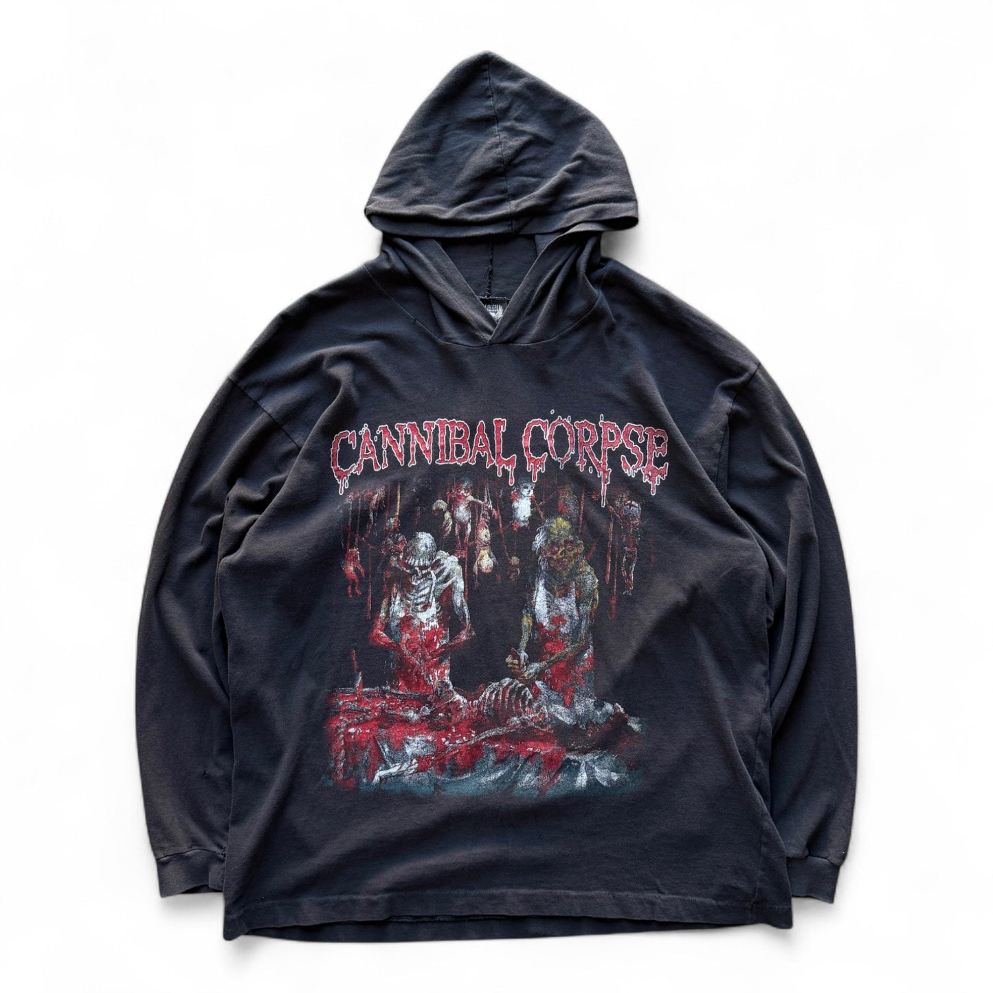 90's Cannibal Corpse Hooded L/S T-Shirt
