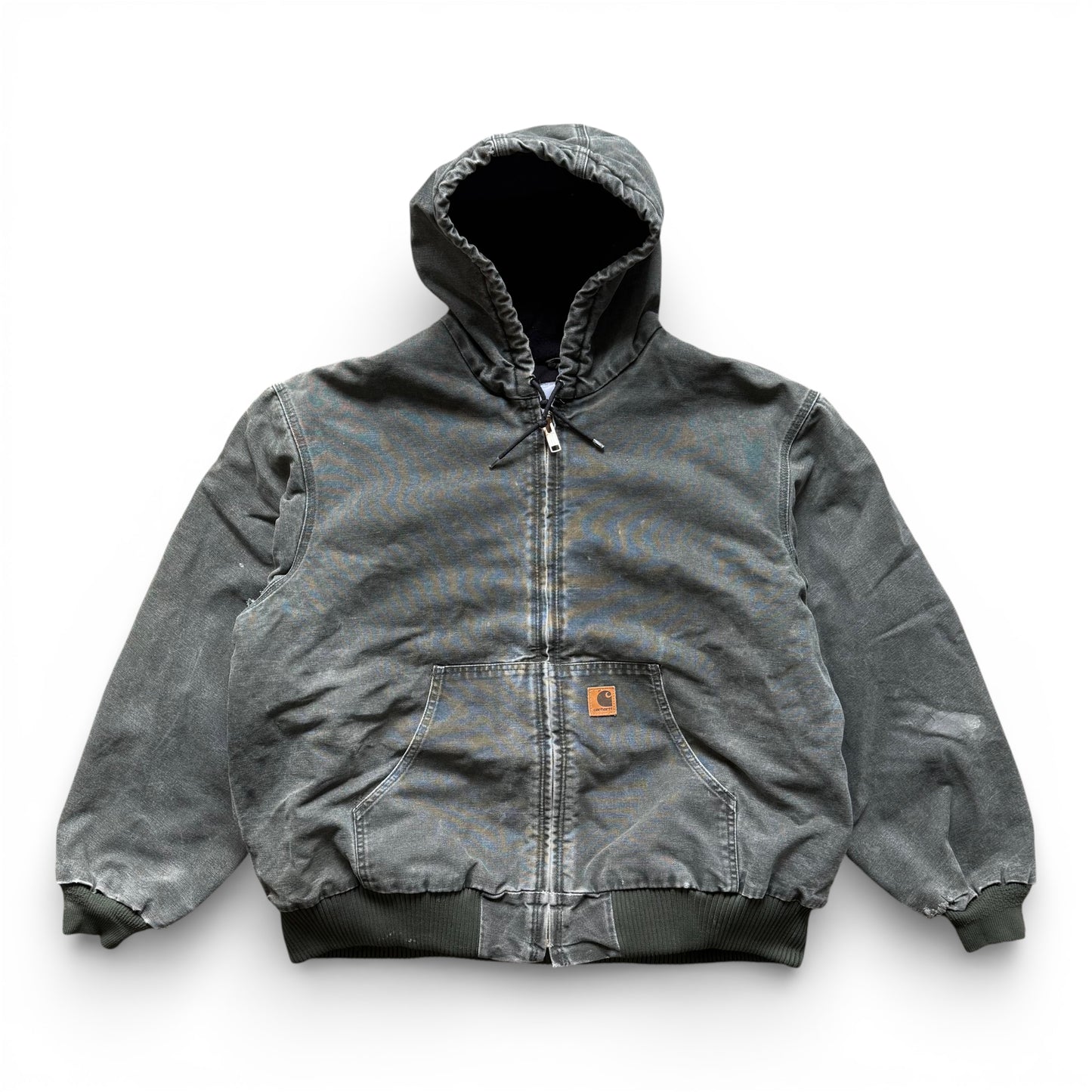 90's Carhartt Hooded Jacket Green