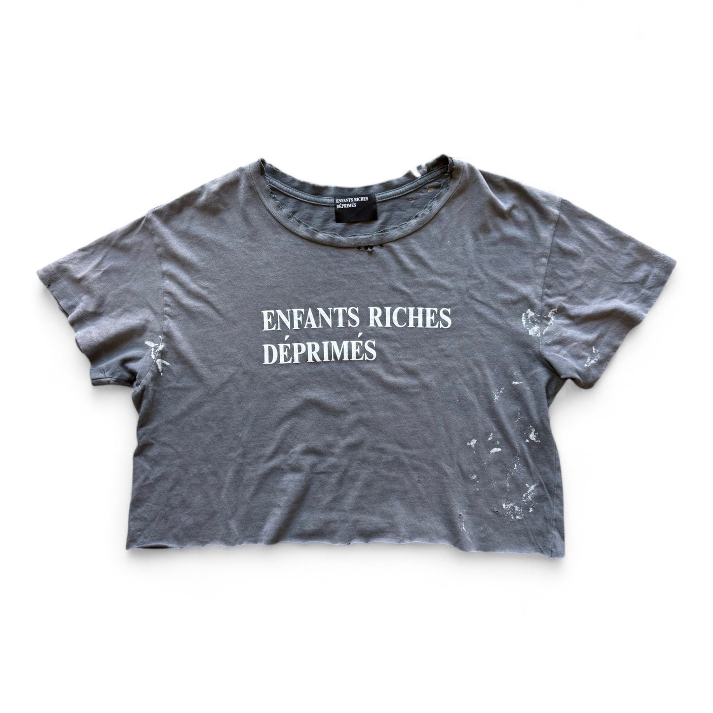 Enfants Riches Deprimes Classic Logo Cropped T-Shirt