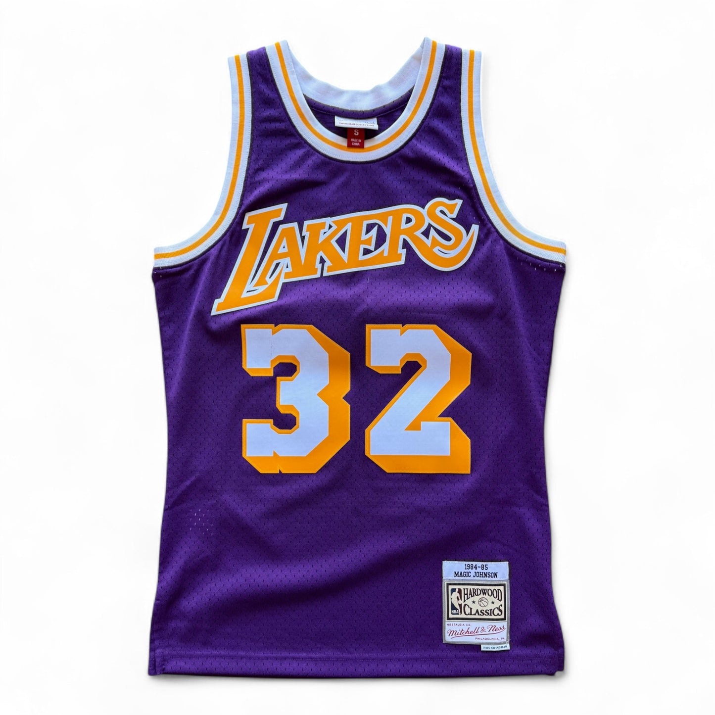 M&N Los Angeles Lakers Magic Johnson Jersey