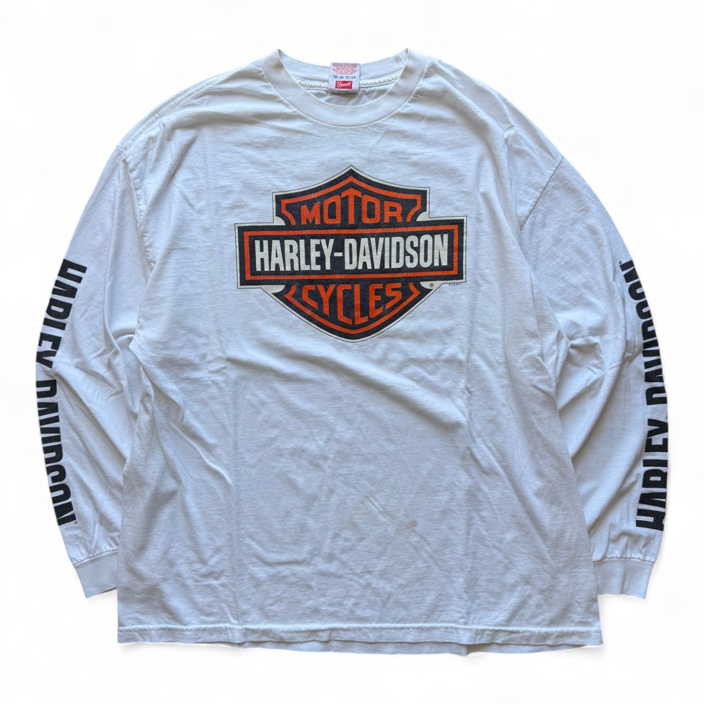 00's Harley Davidson Milwaukee L/S T-Shirt White