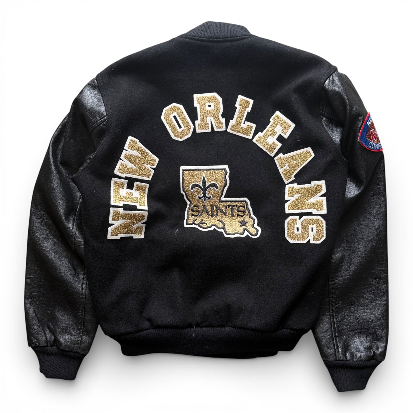 90's New Orleans Saints Chalk Line Jacket