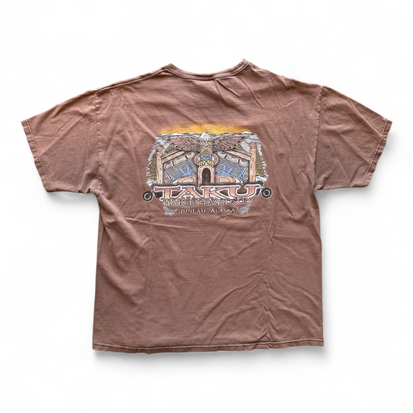 00's Harley Davidson Alaska Pocket T-Shirt
