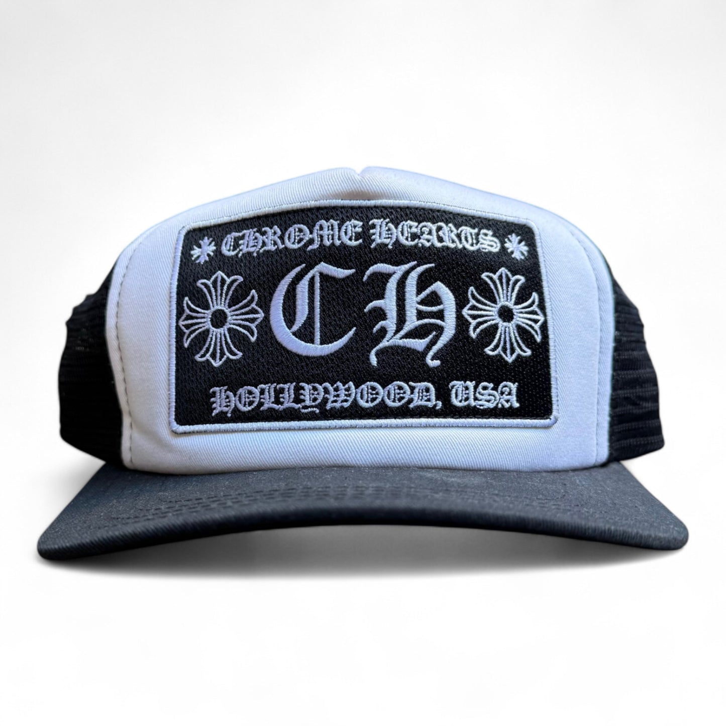 Chrome Hearts Hollywood Trucker Hat White