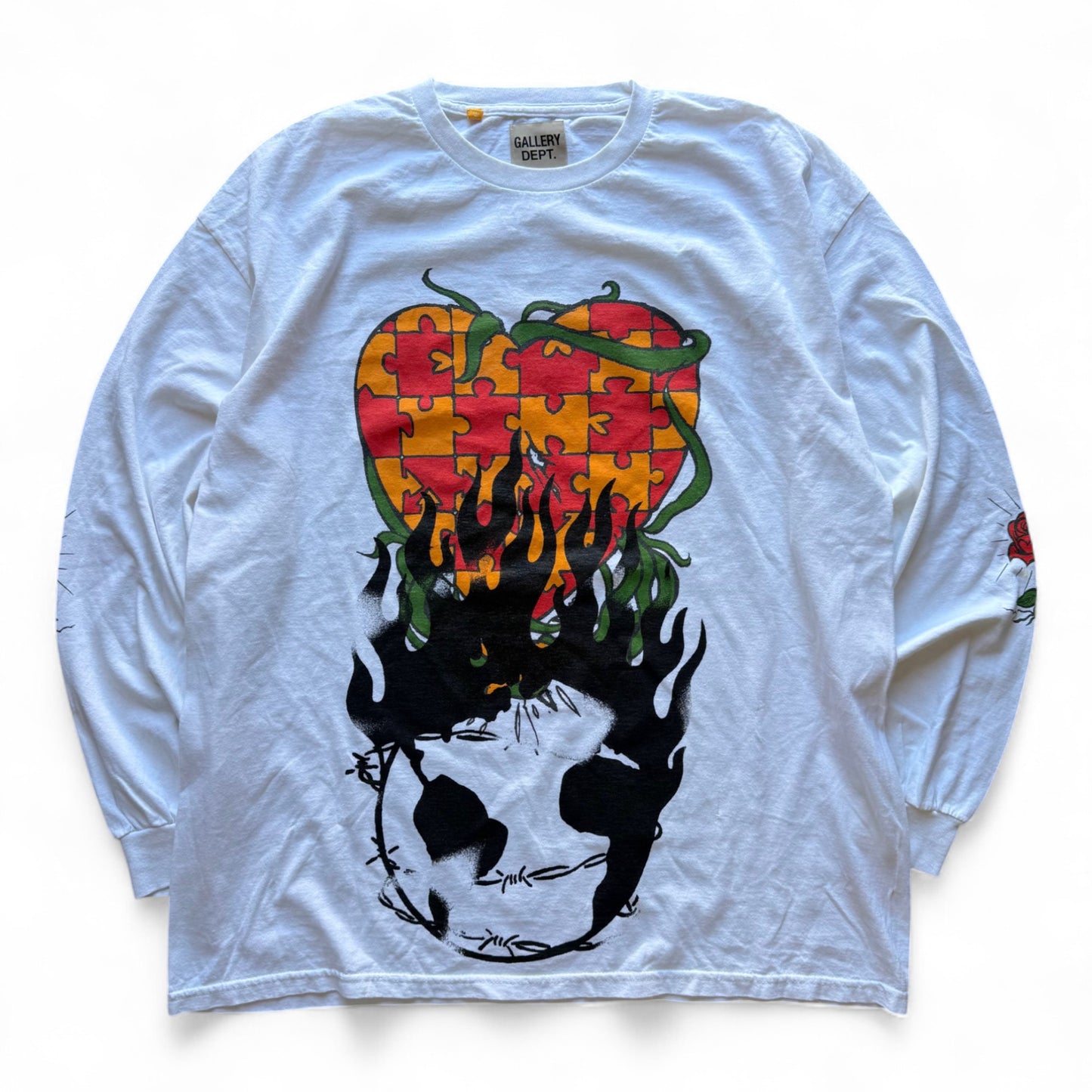 Gallery Dept. Puzzle Heart Test Print L/S T-Shirt