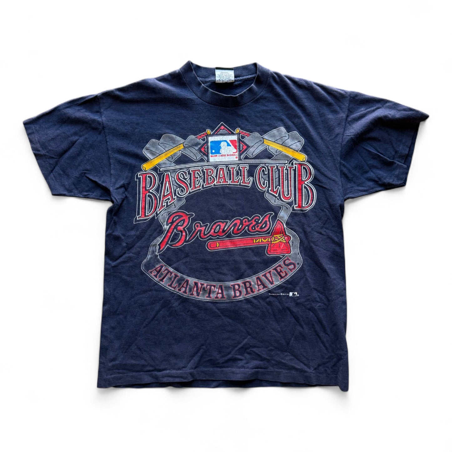 90's Atlanta Braves Baseball Club T-Shirt