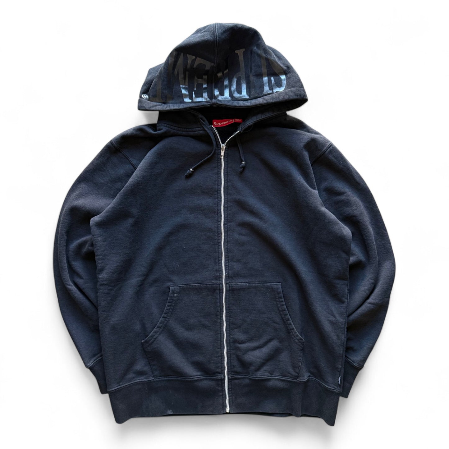 Supreme Zip-Up Hoodie Black
