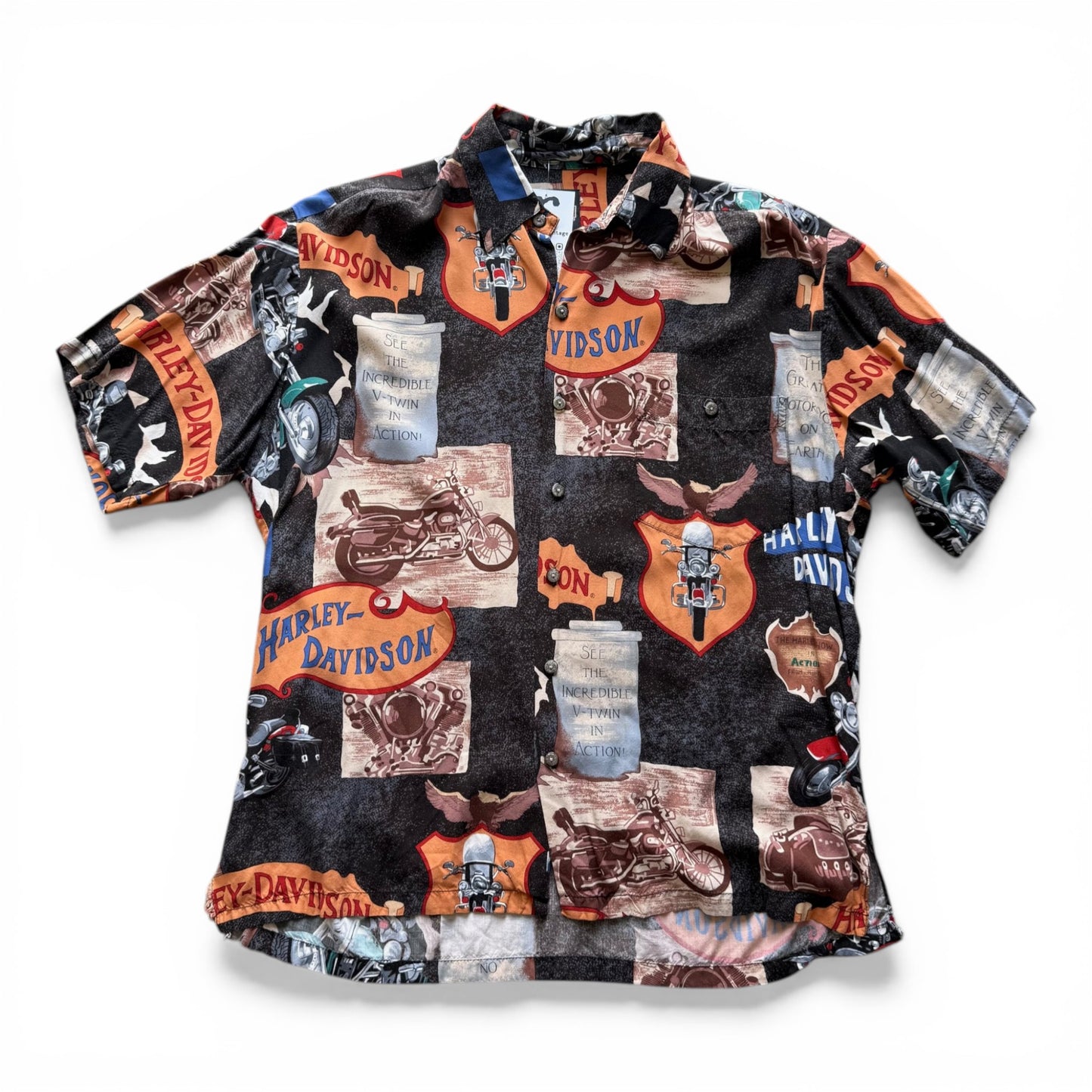 2000's Harley Davidson Button-Up Shirt