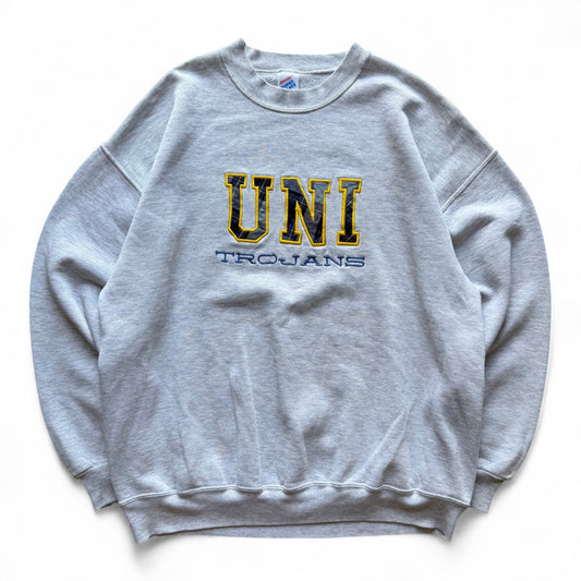 90's University Northern Iowa Crewneck Grey