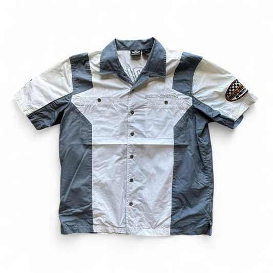 00's Harley Davidson Button Up T-Shirt