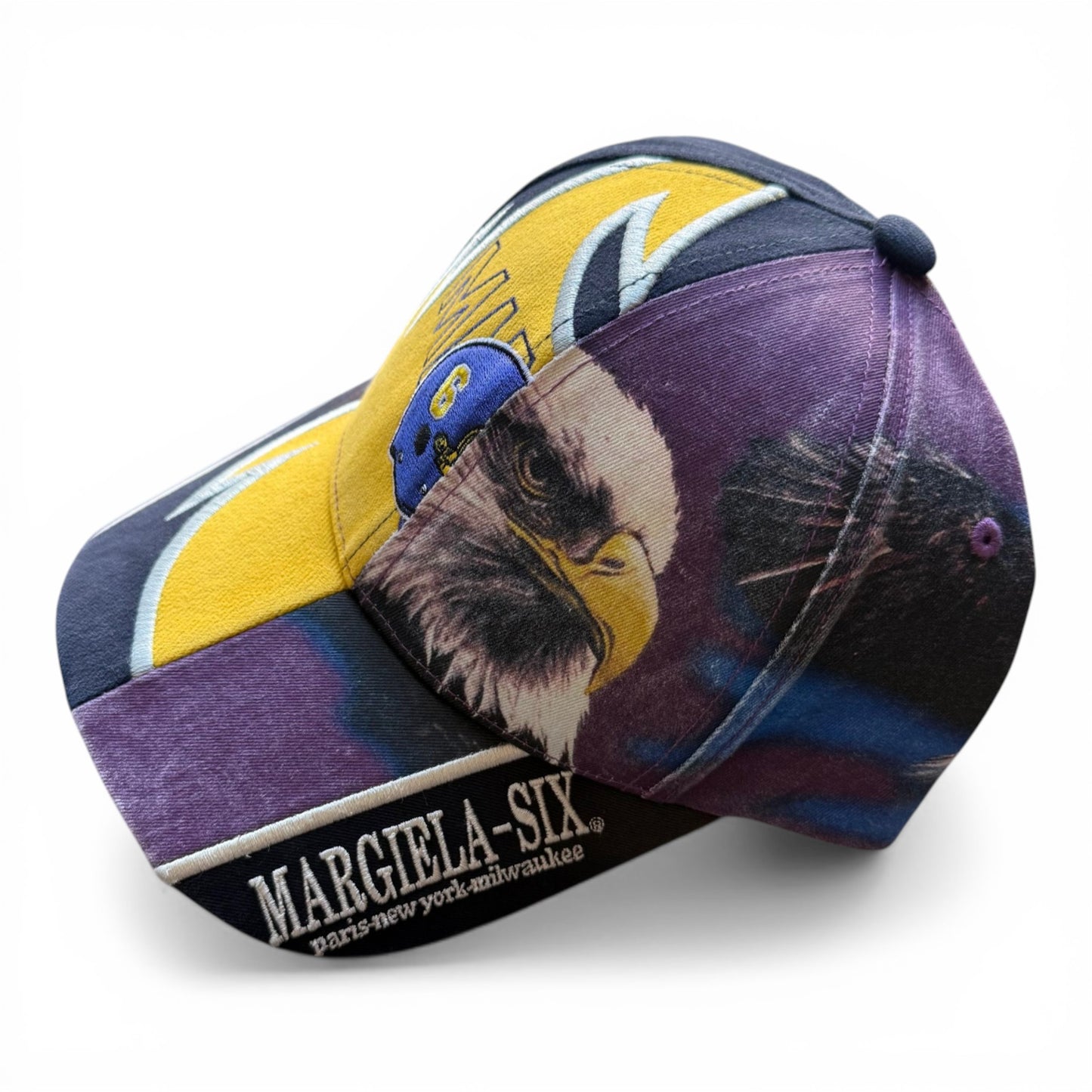 Supreme MM6 Split 6-Panel Hat Purple