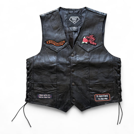 00's Lady Rider Leather Vest