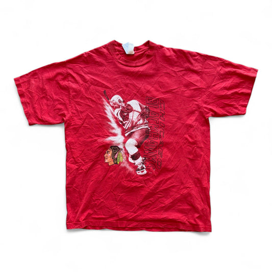 00's Chicago Blackhawks T-Shirt Red