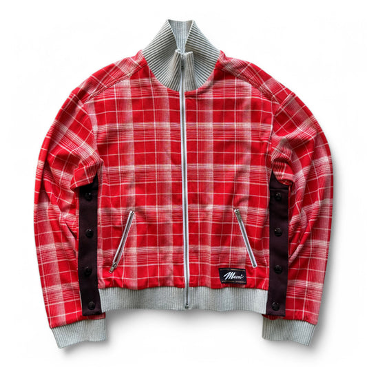 Marni Plaid Zip-Up Track Jacket