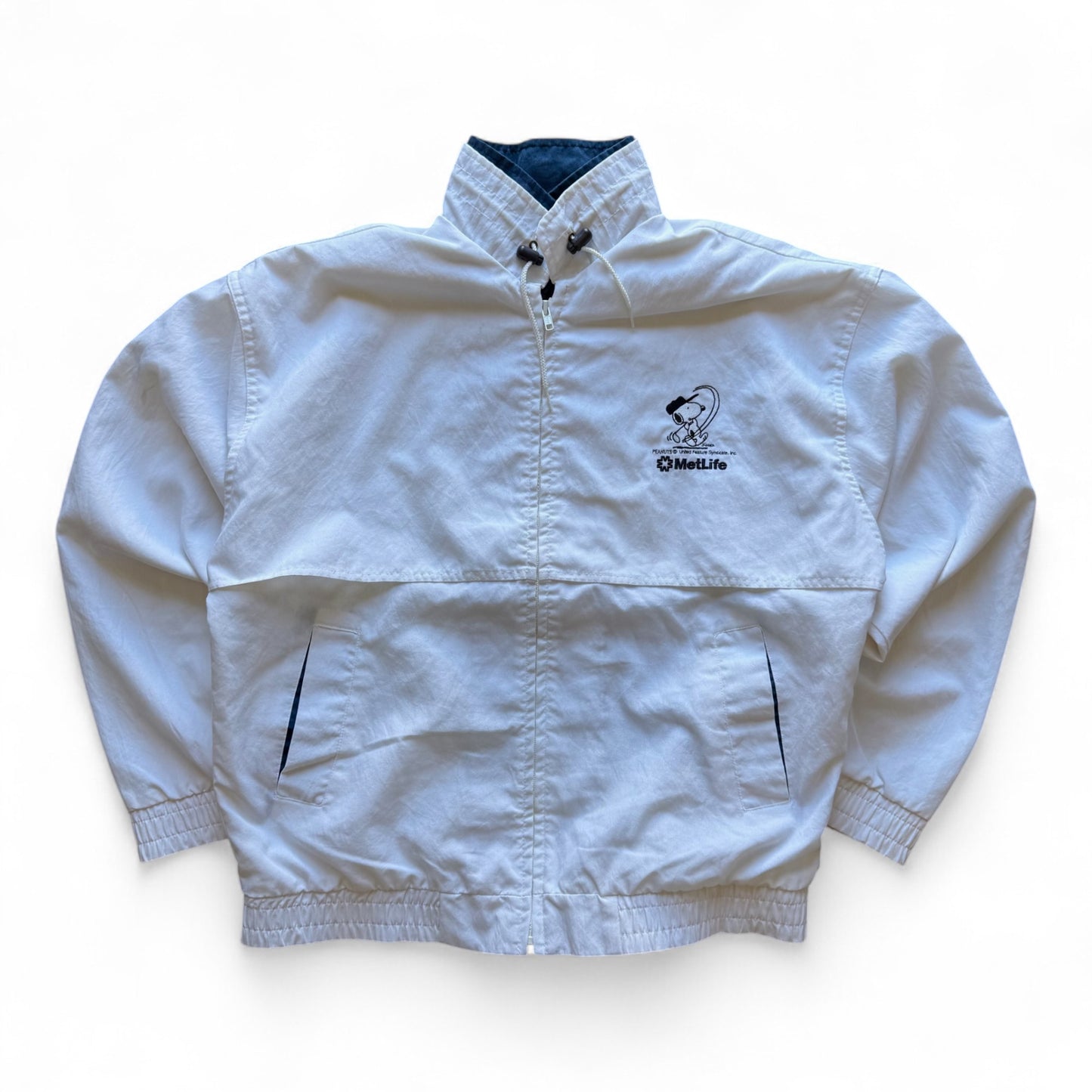 90's Metlife Peanuts Zip-Up Jacket