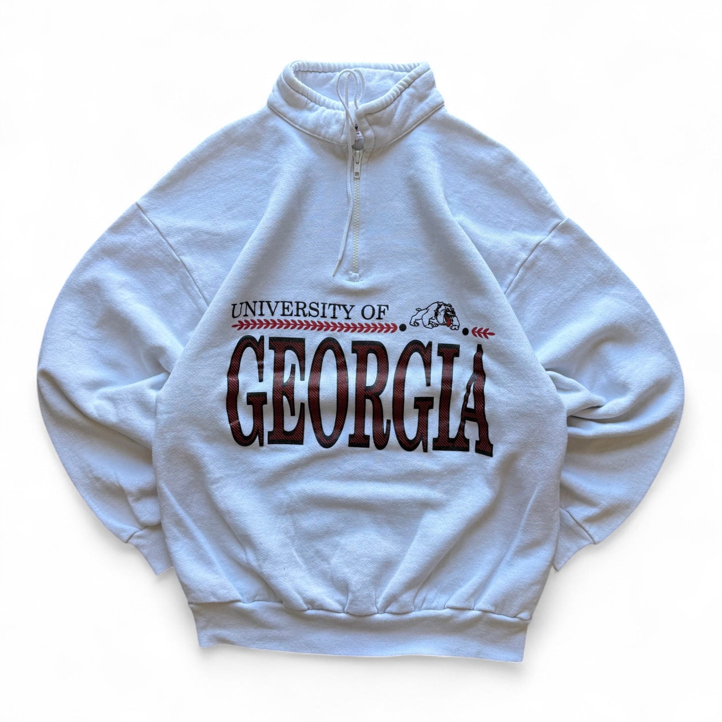 80's University of Georgia Quarter-Zip Sweater