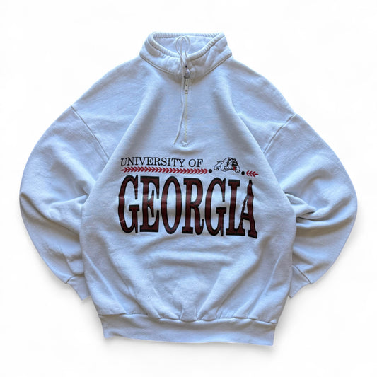 80's University of Georgia Quarter-Zip Sweater