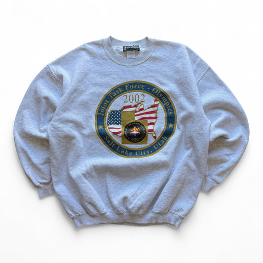 00's Salt Lake Winter Olympics Crewneck Grey