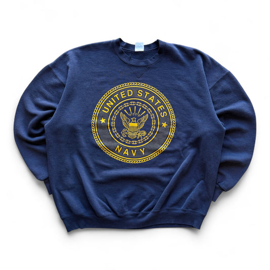 90's United States Navy Crewneck Navy