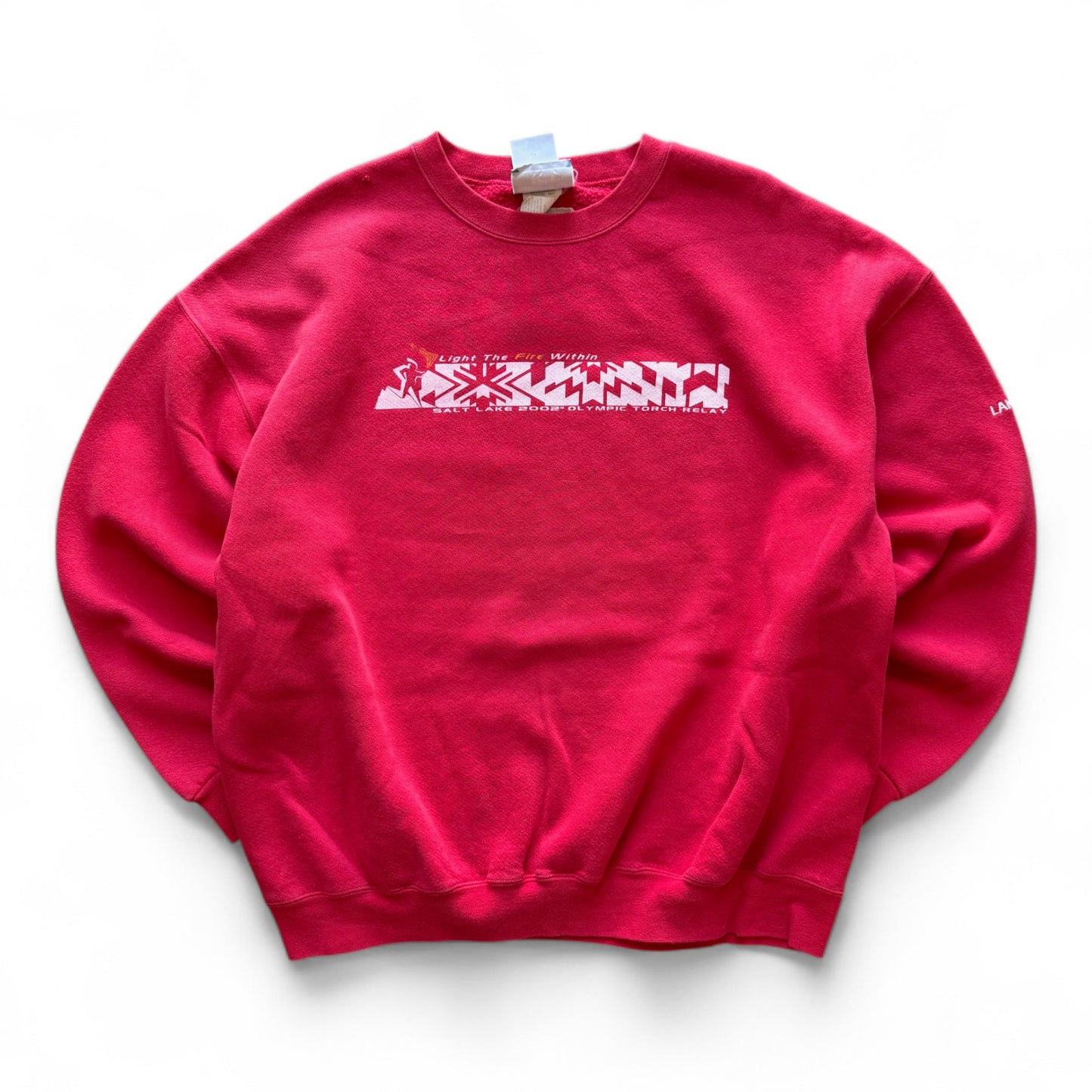 00's Olympic Torch Rally Crewneck Red