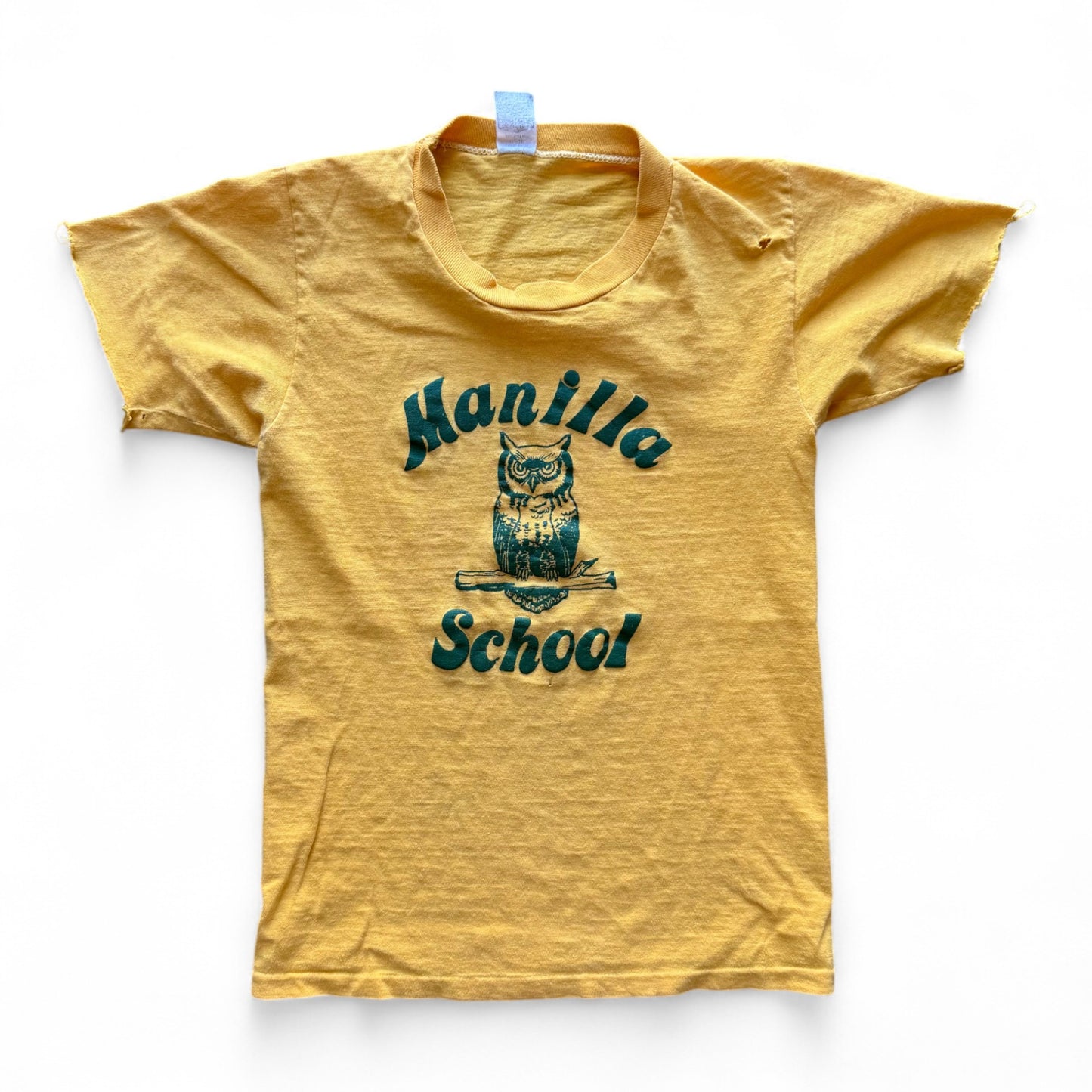 70's Manilla School Youth T-Shirt Yellow
