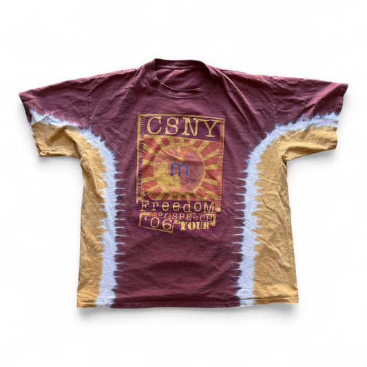00's CSNY Tour Tie-Dye T-Shirt