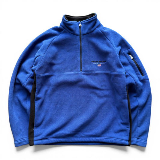 1990's Polo Sport Quarter Zip Fleece Sweater