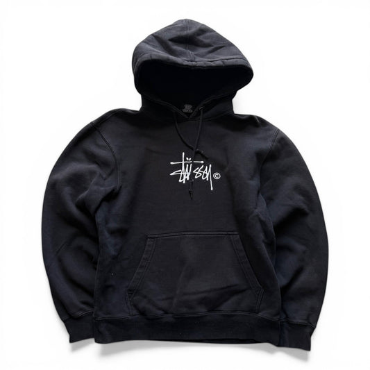Stussy Logo Hoodie Black