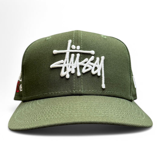 New Era Stussy Fitted Hat Green