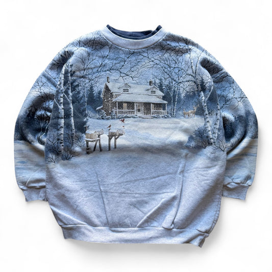 90's Winter Cabin Crewneck