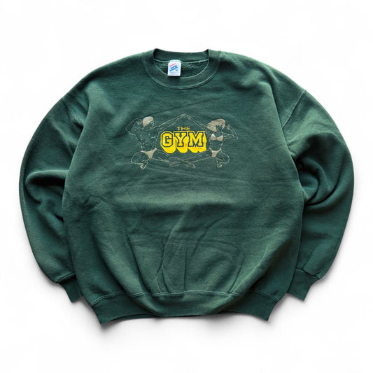 90's The Gym Crewneck Green
