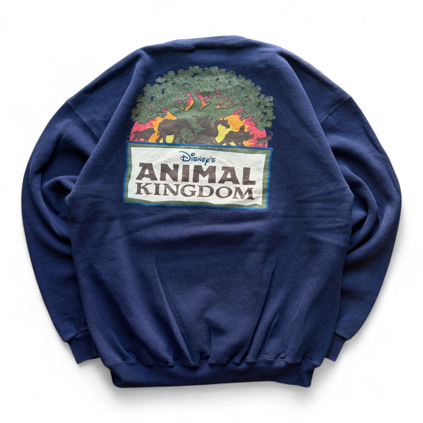 90's Disney Animal Kingdom Crewneck Navy
