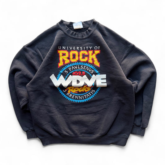 90's University of Rock Crewneck