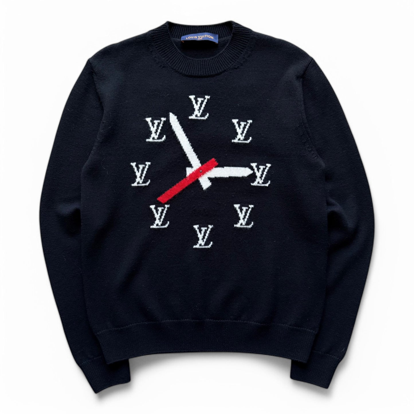 Louis Vuitton Virgil Abloh Knit Clock Sweater