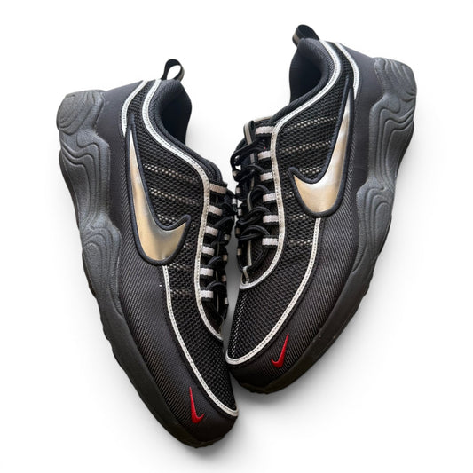 Nike Air Zoom Spiridon Black Metallic Silver