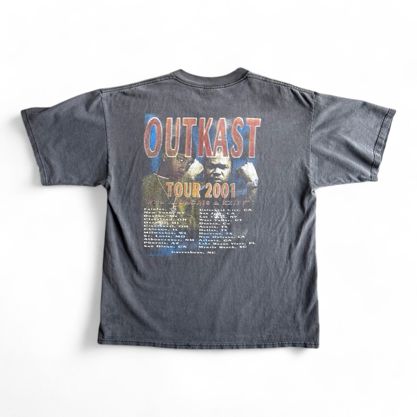 2001 Outkast Tour Rap Tee T-Shirt