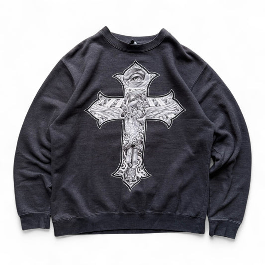 00's Famous Stars & Stripes Crewneck