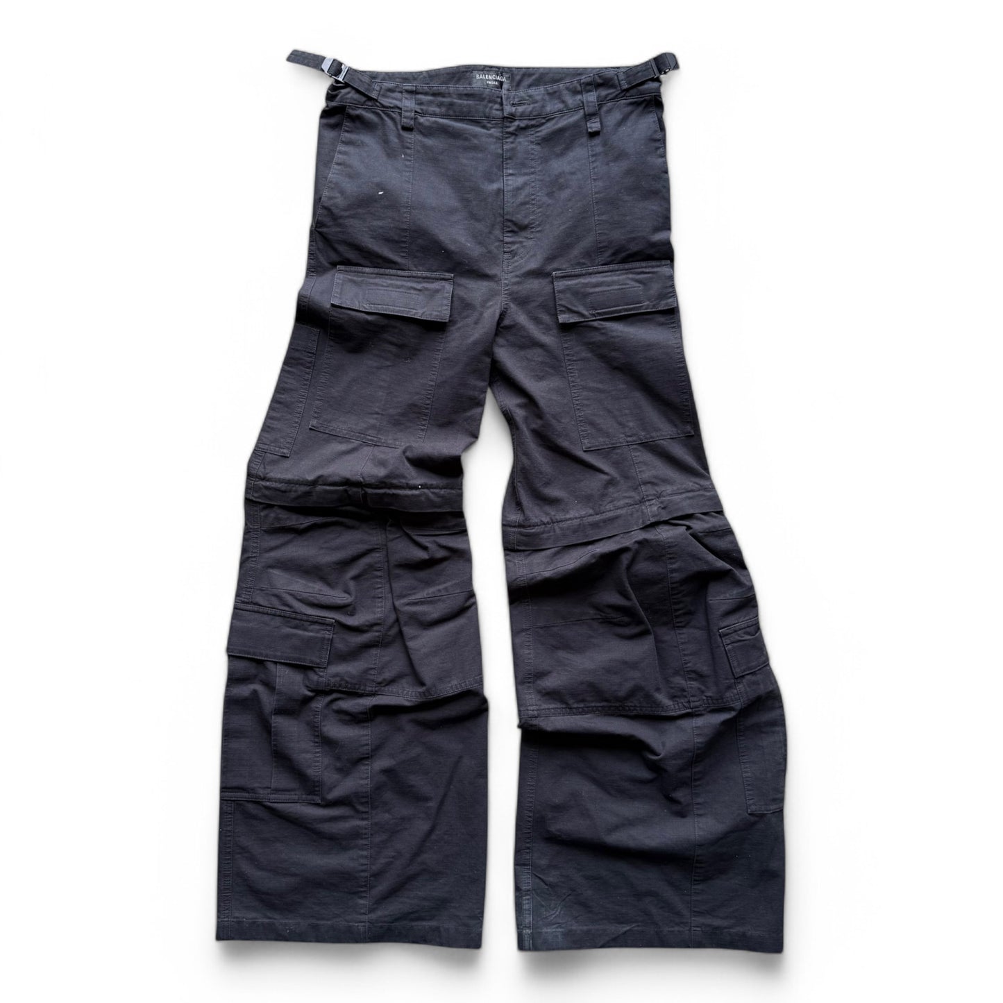 Balenciaga Flared Cargo Convertible Pants