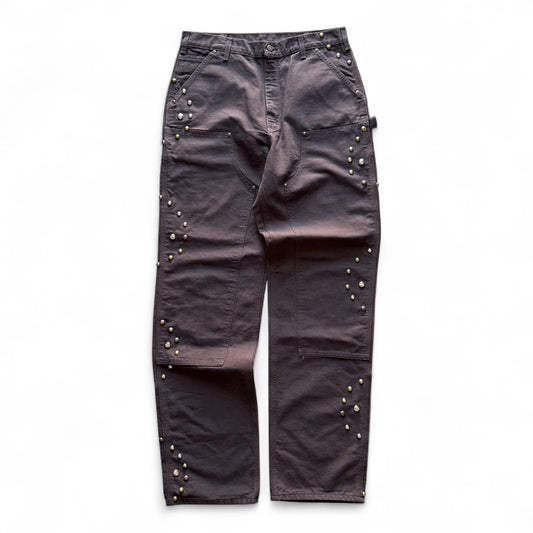 Custom Carhartt Double Knee Pants Brown